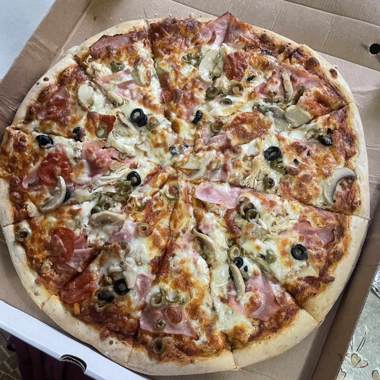Pizza combinación (Familiar)