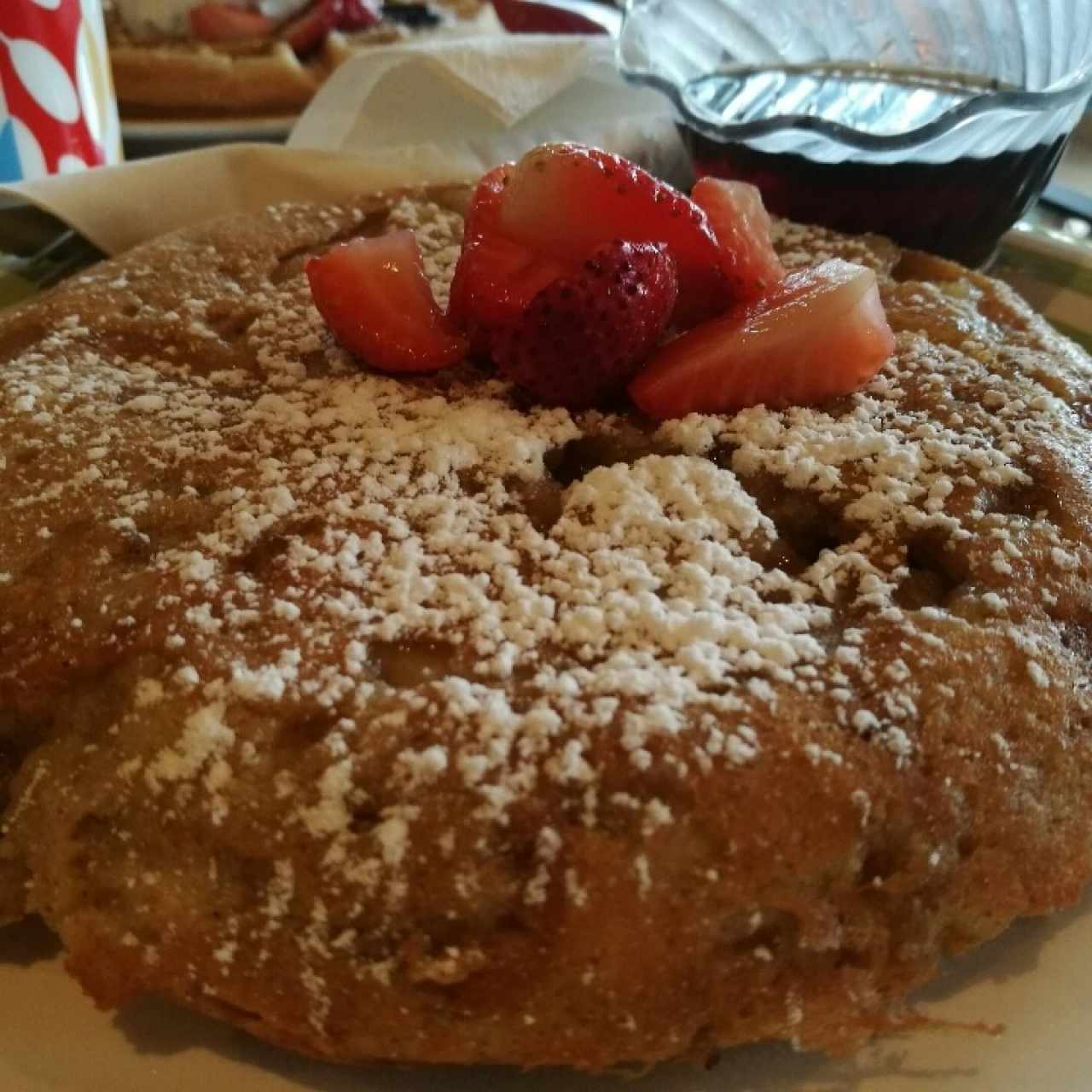 Pancake de manzana y canela