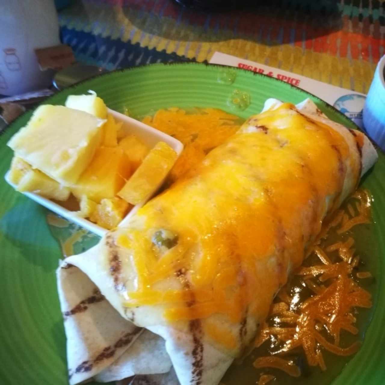 Burrito Supreme En Salsa Verde