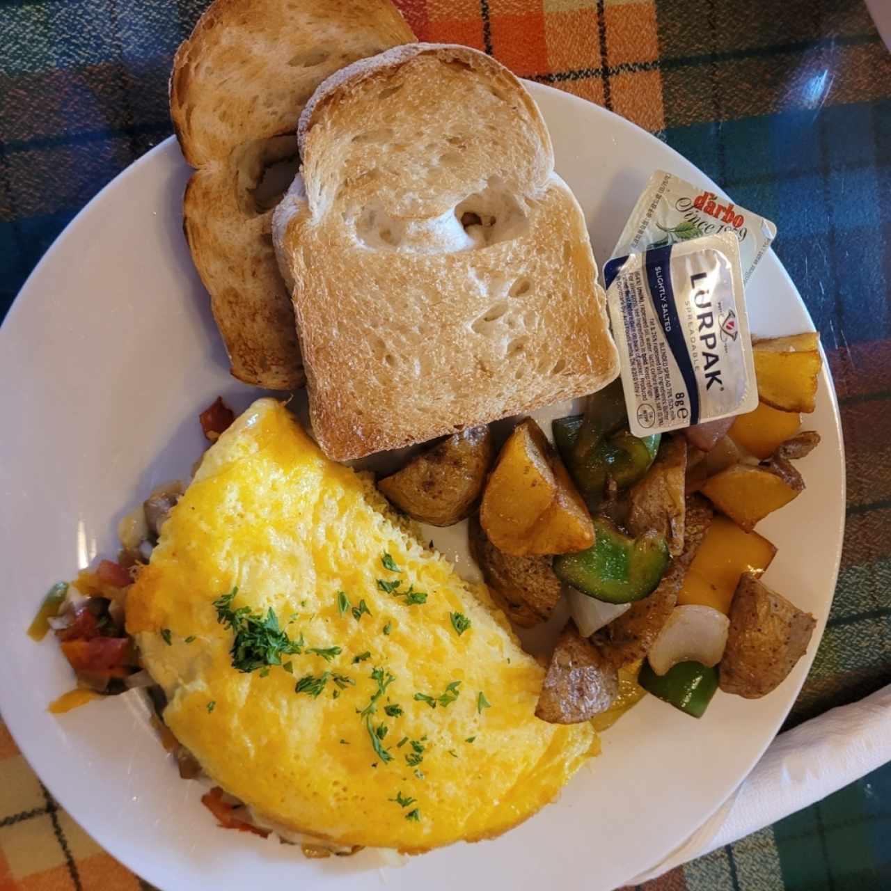 omelet vegetariano