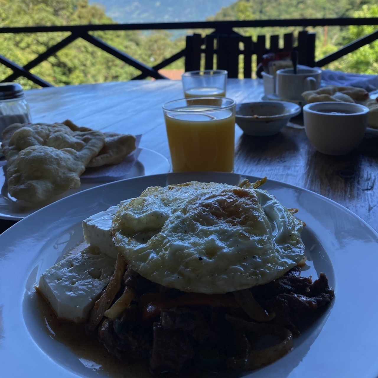 Desayuno tipico panameño 