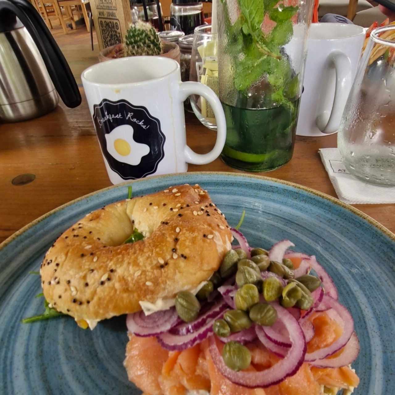 DESAYUNO - Bagel de Salmón