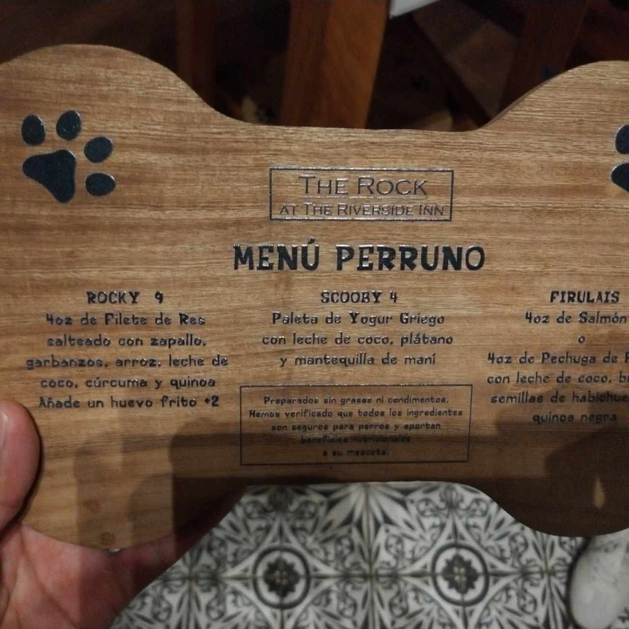 Menu perruno