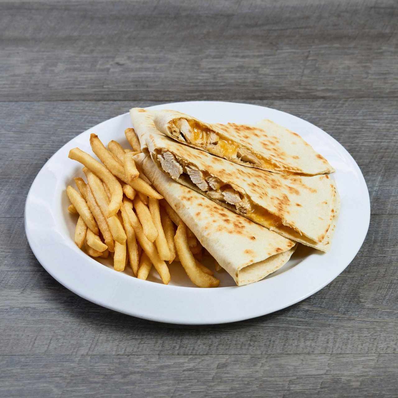 Quesadillas con queso Cheddar