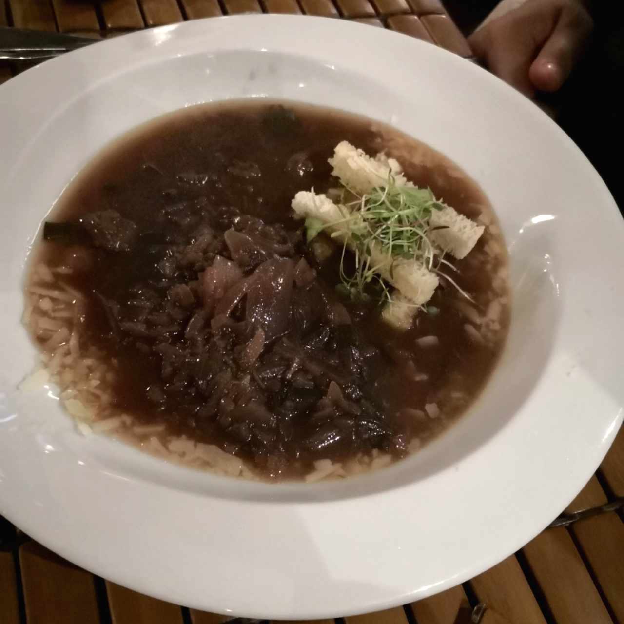 Sopa de cebollas