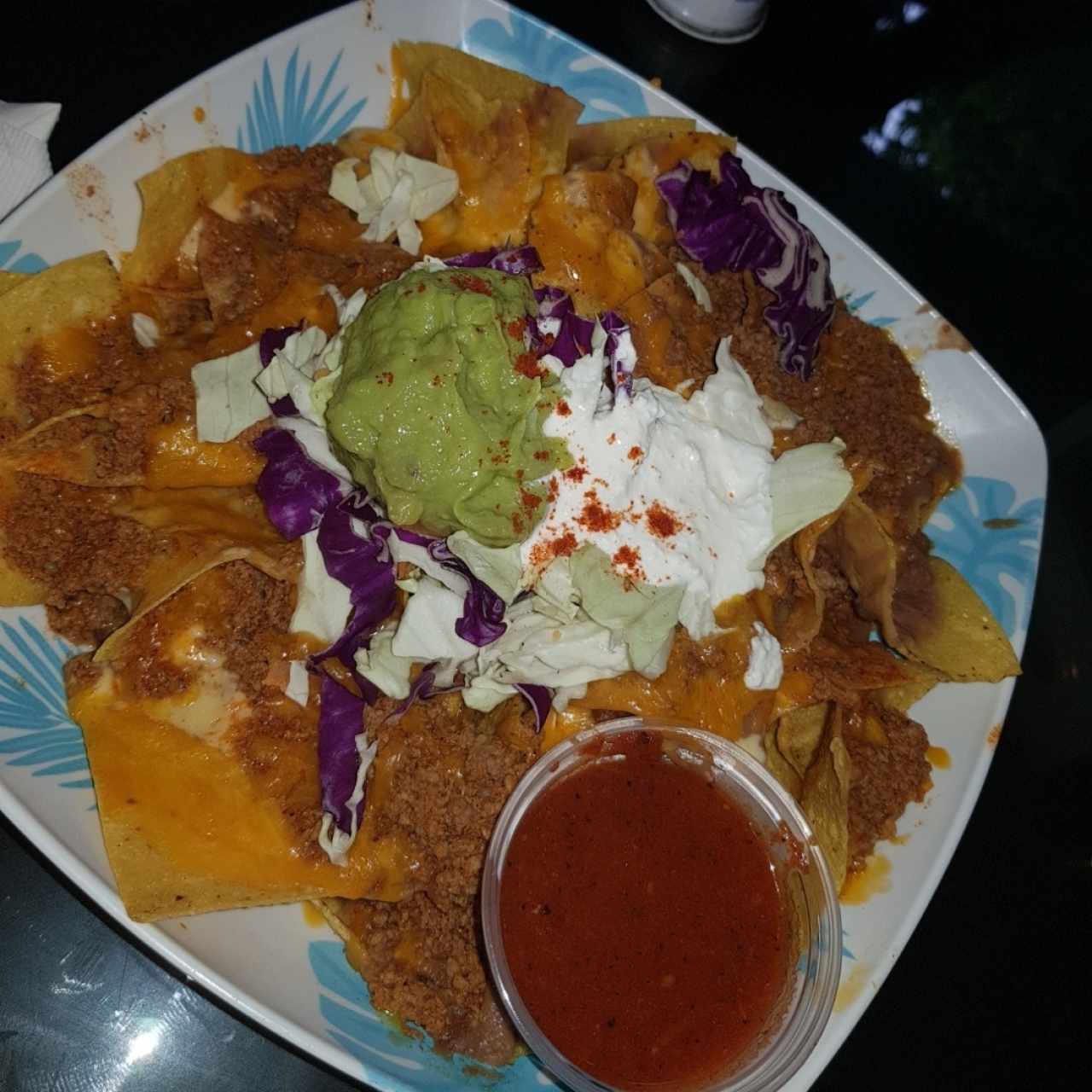 nachos con carné