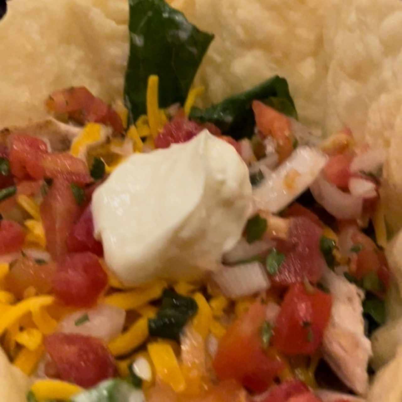 Taco Salad de Pollo