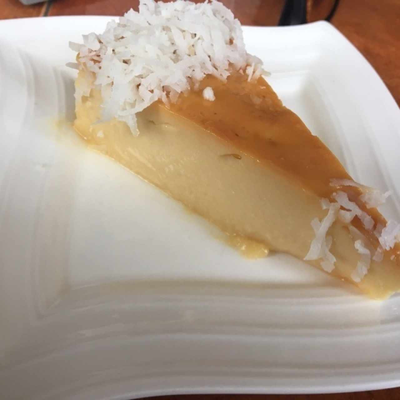 flan de coco