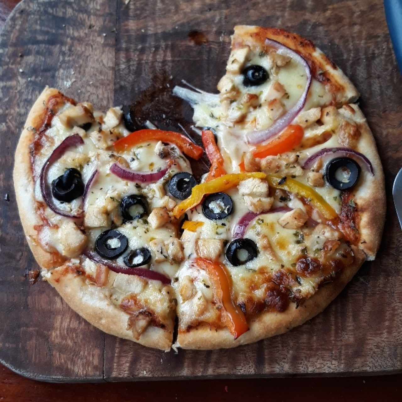 Pizza Boqueteña sin tocino
