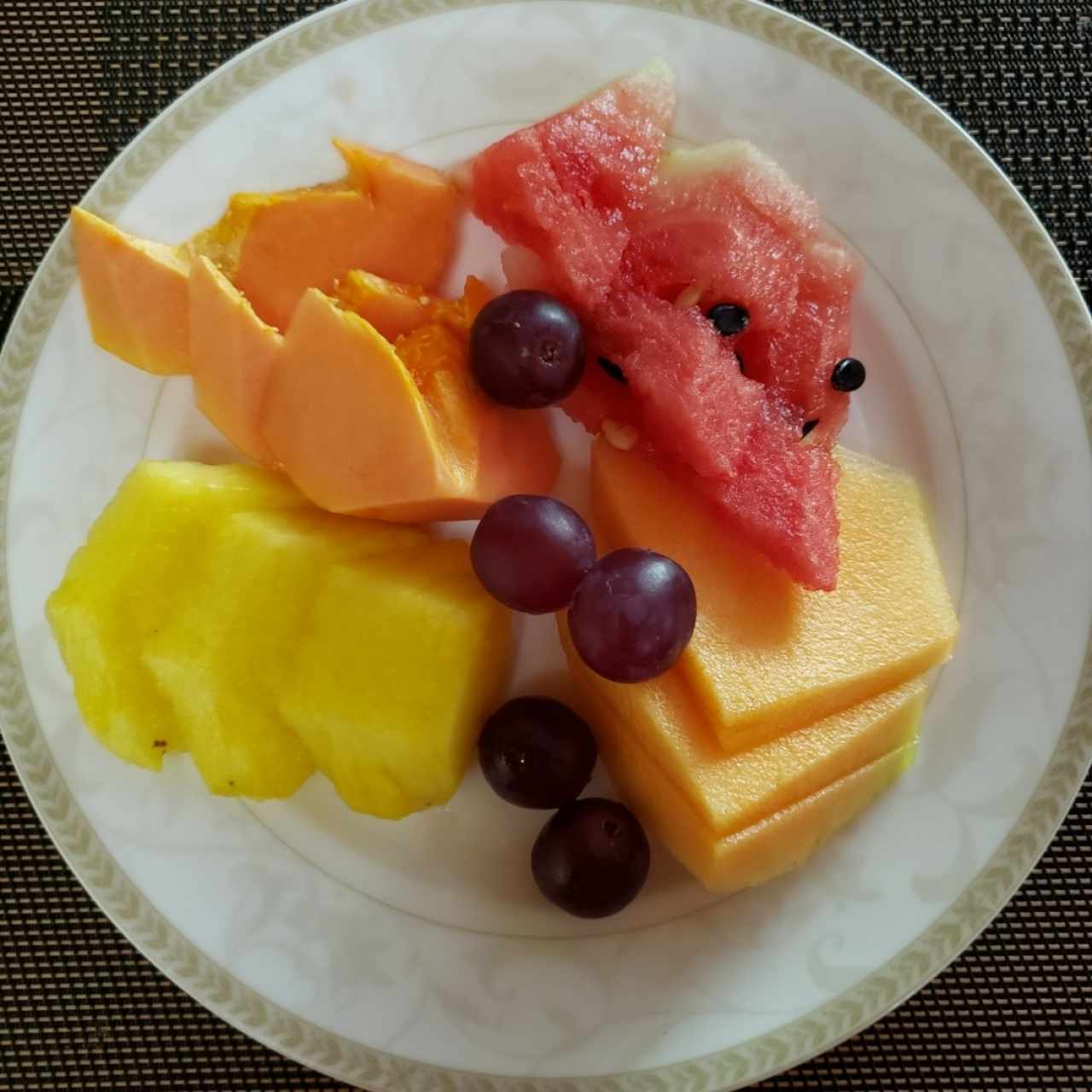 Frutas en el desayuno