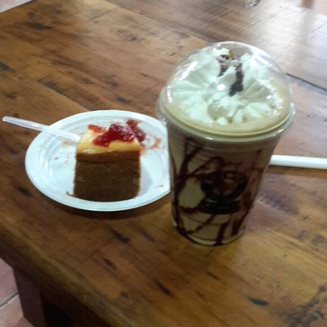 Frappe y cheescake