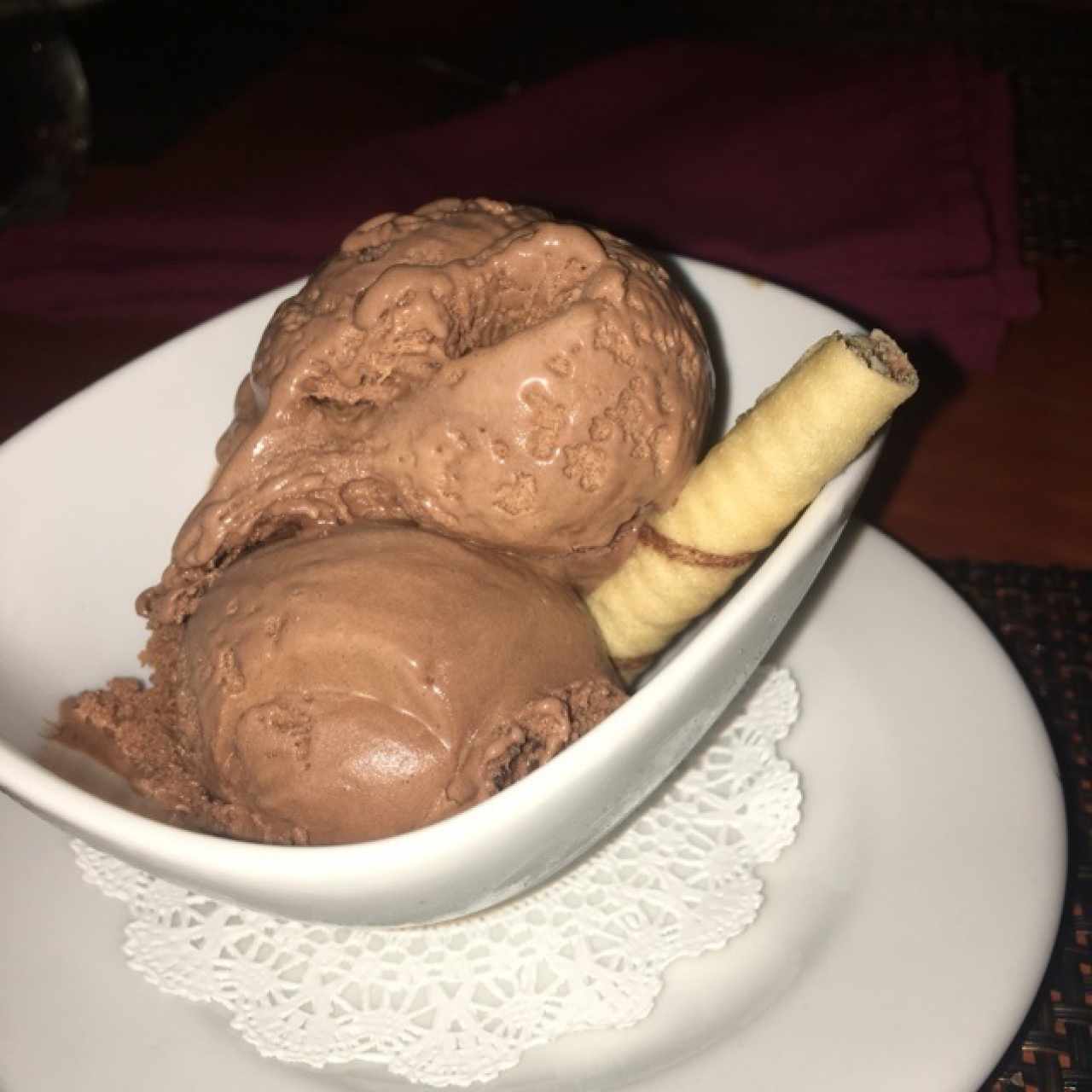 Helado de Chocolate