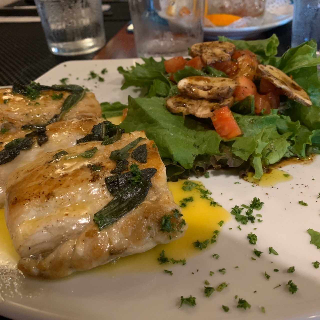 Corvina en Mantequilla - Plato del Dia