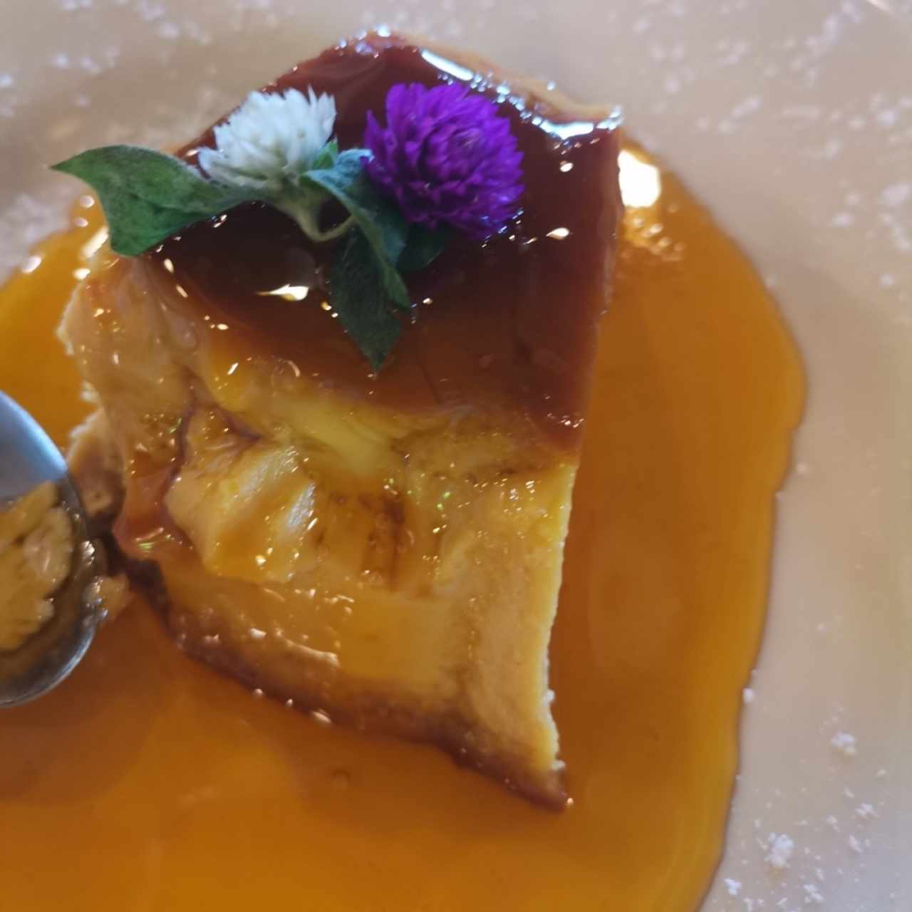 Flan de la casa