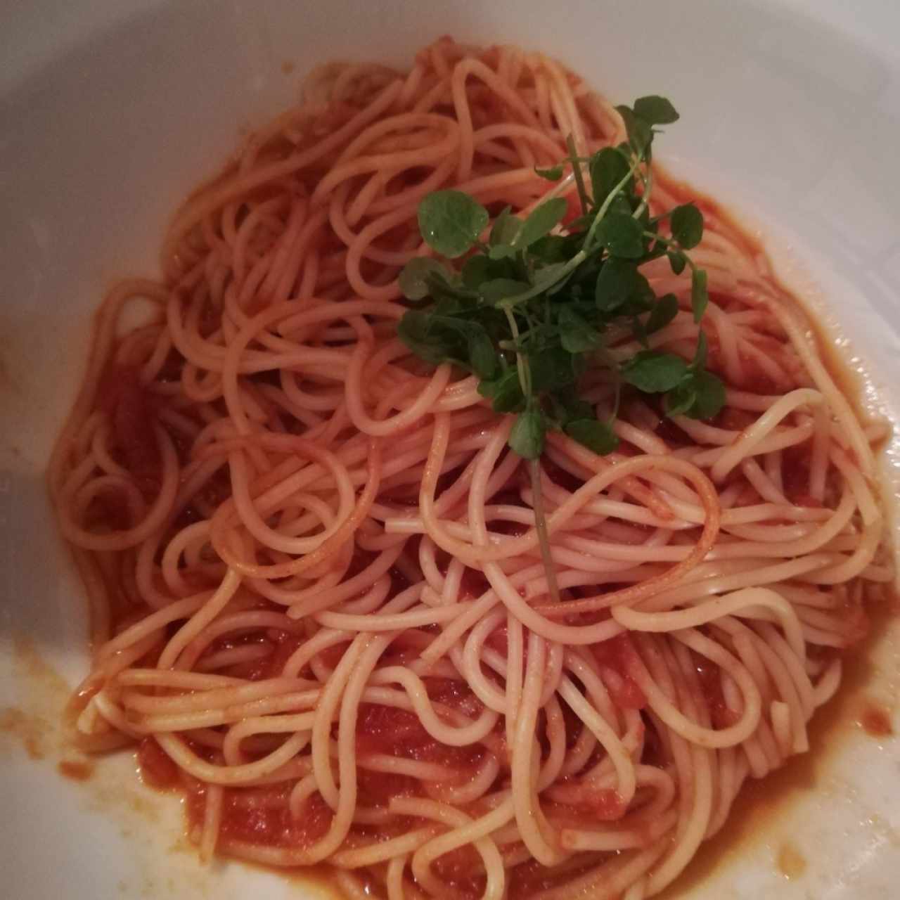 Spaguetti en Salsa Pomodoro 