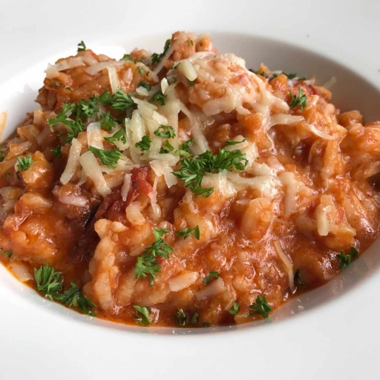 Risotto de langostinos