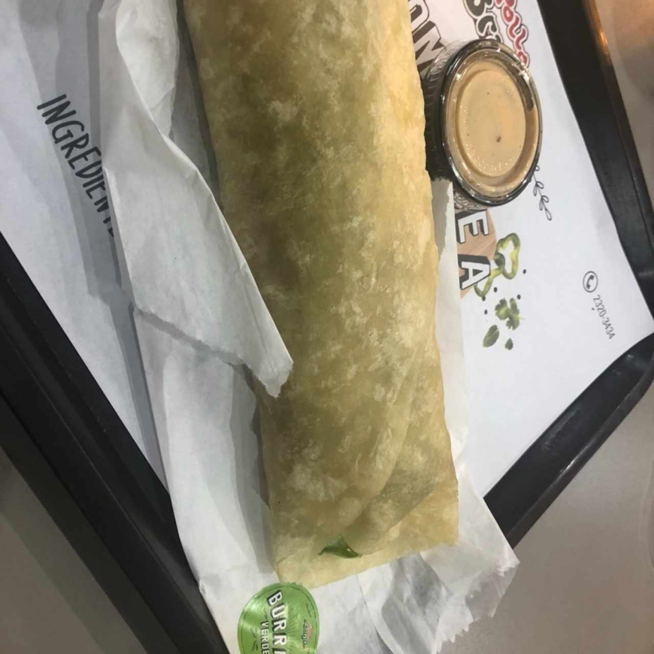 Burrito Verde. 
