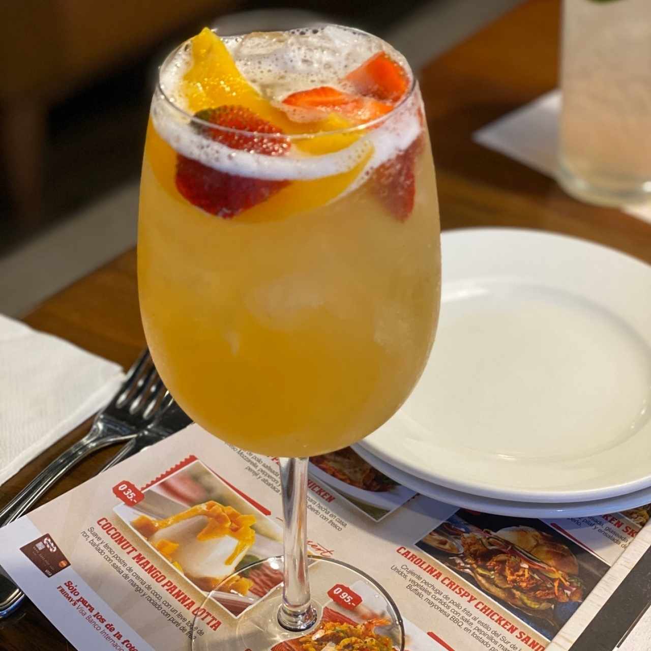 Cocktails - Peach Sangria