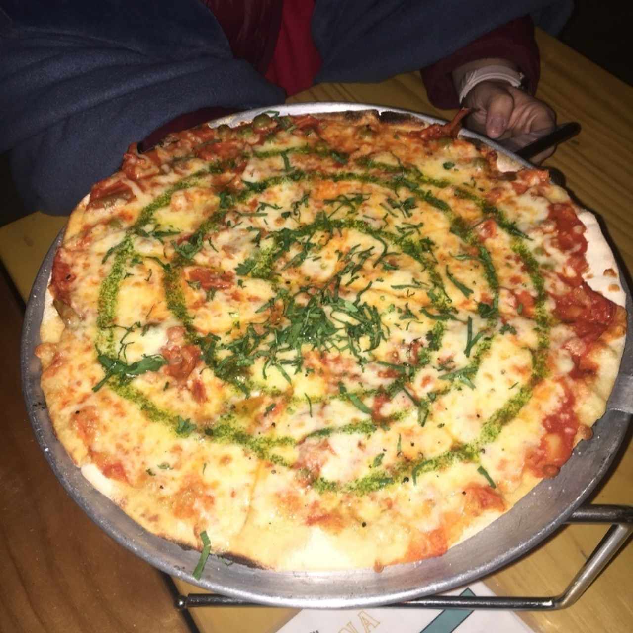 pizza hilachas