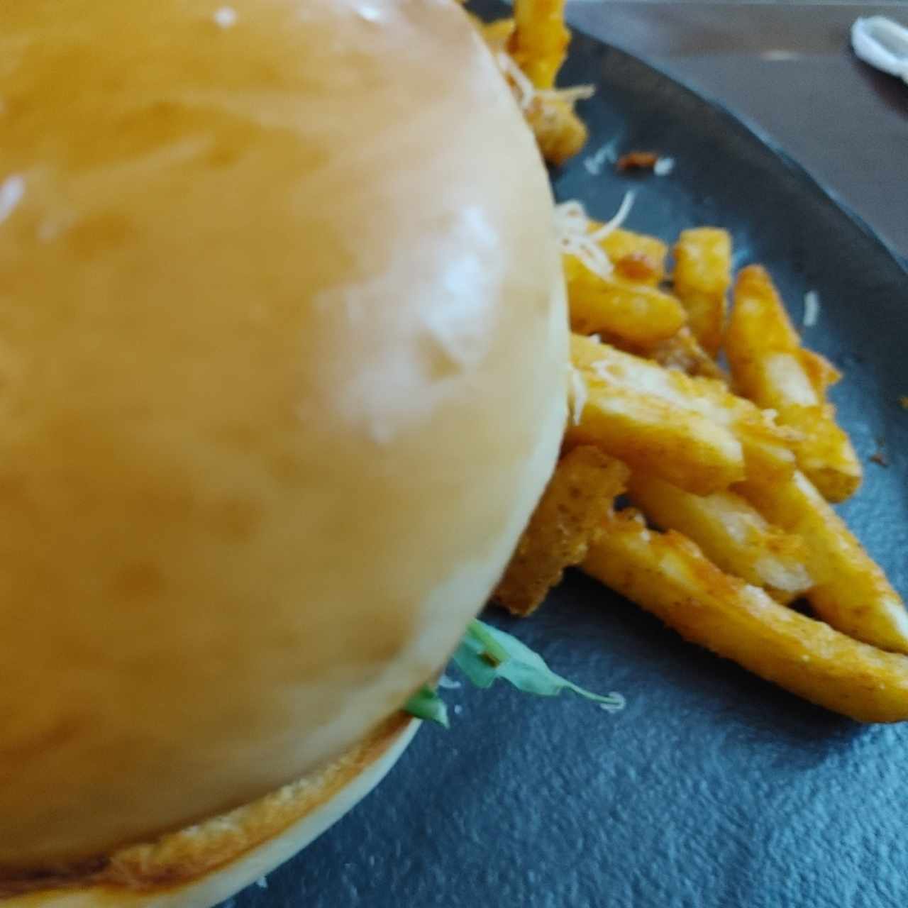 Hamburguesas - BBQ Burger con papas