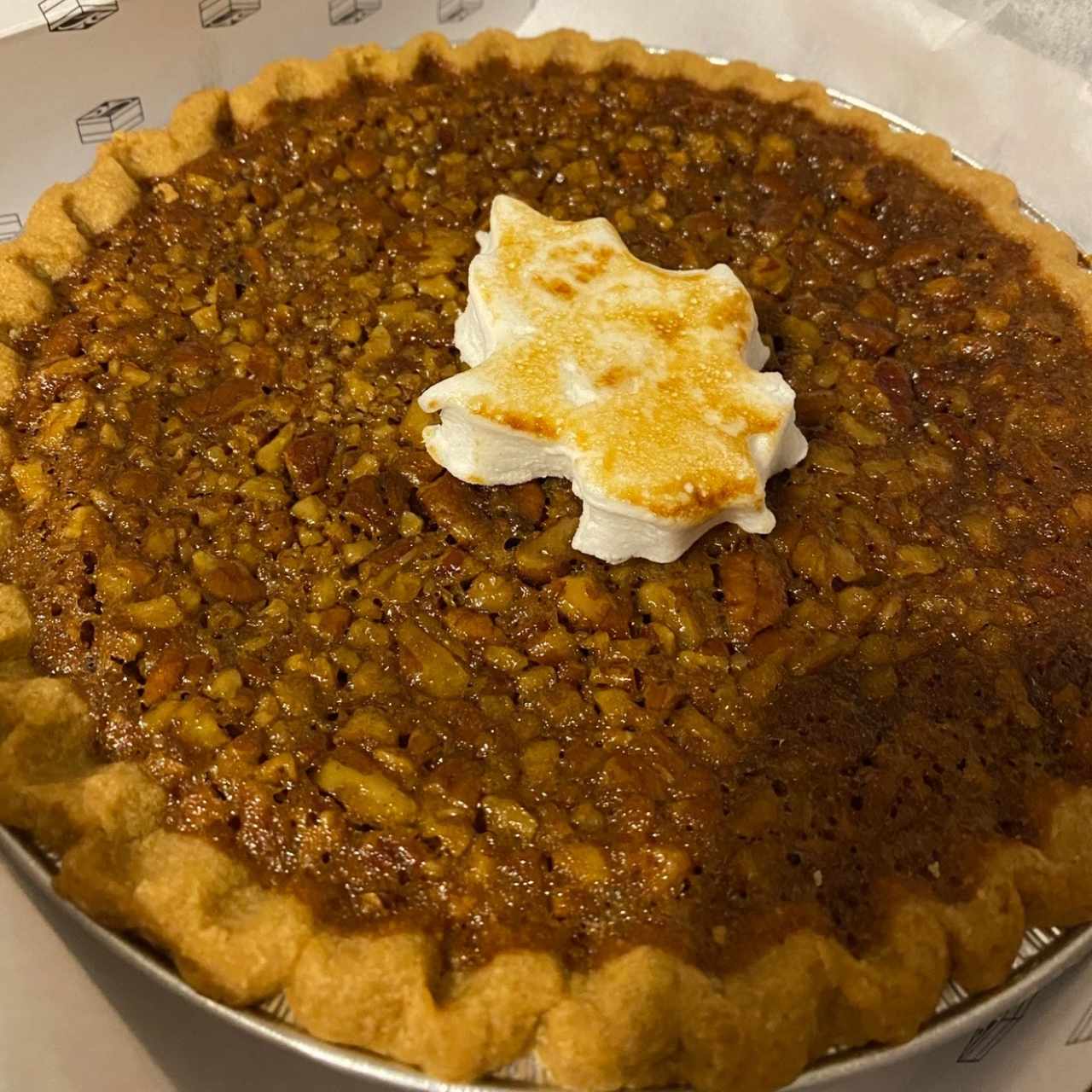 Deluxe Pie - pumpkin and pecan pie