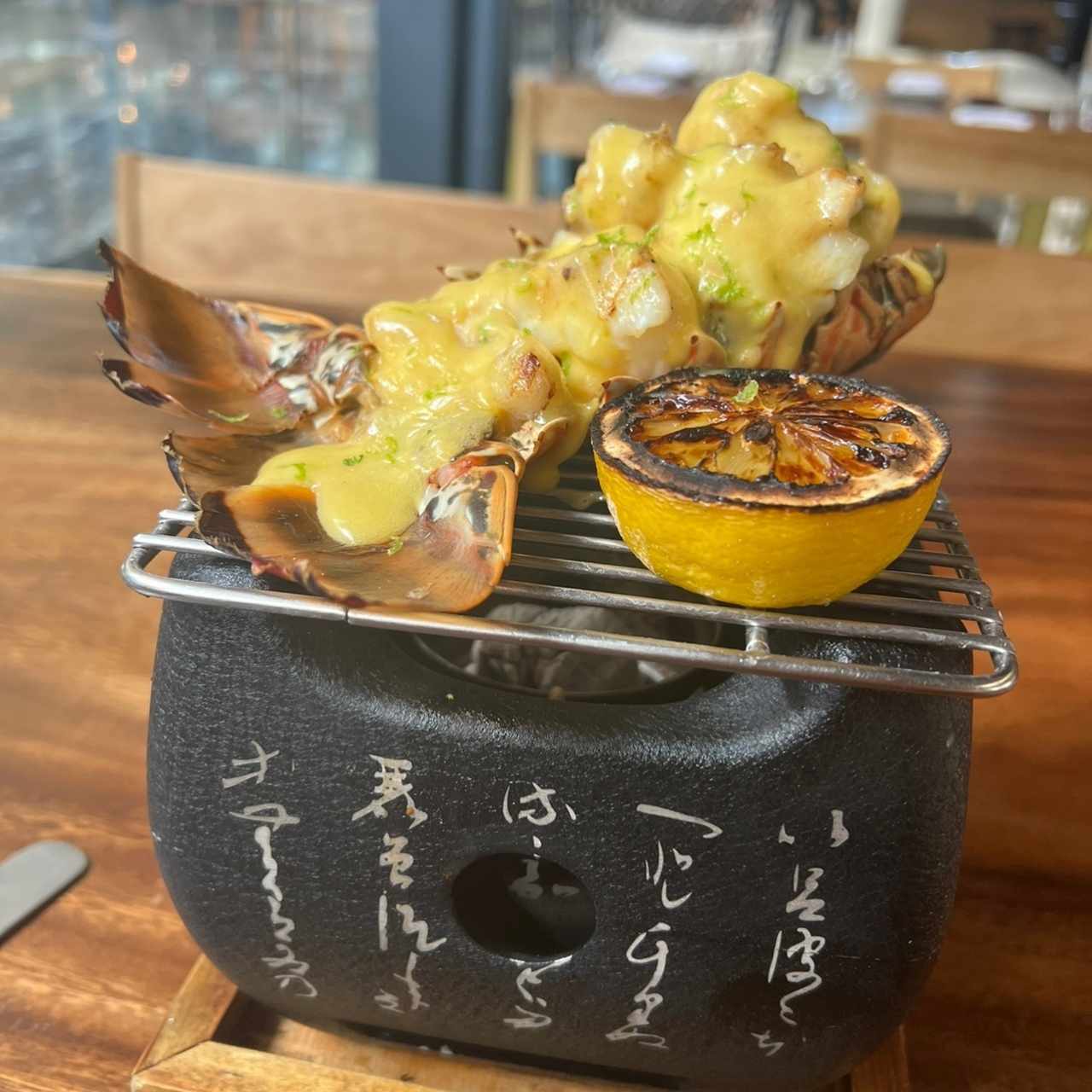 Grilled lobster 