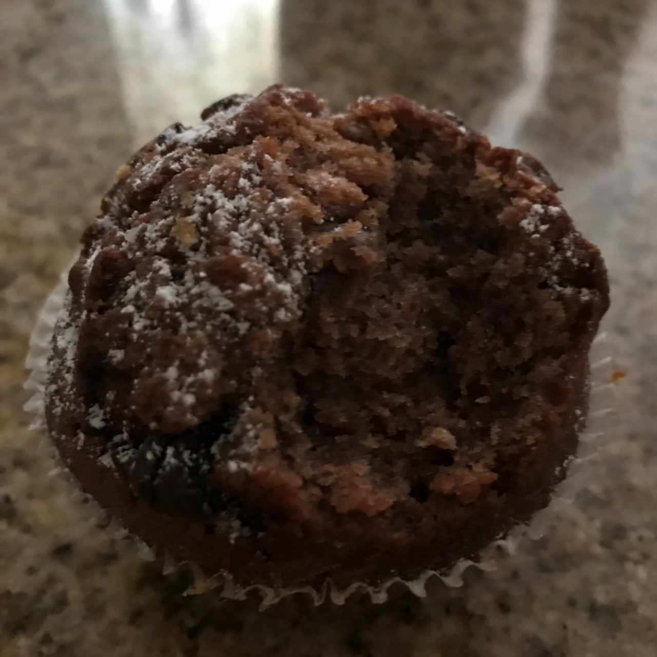 muffin de cocoa y nutella