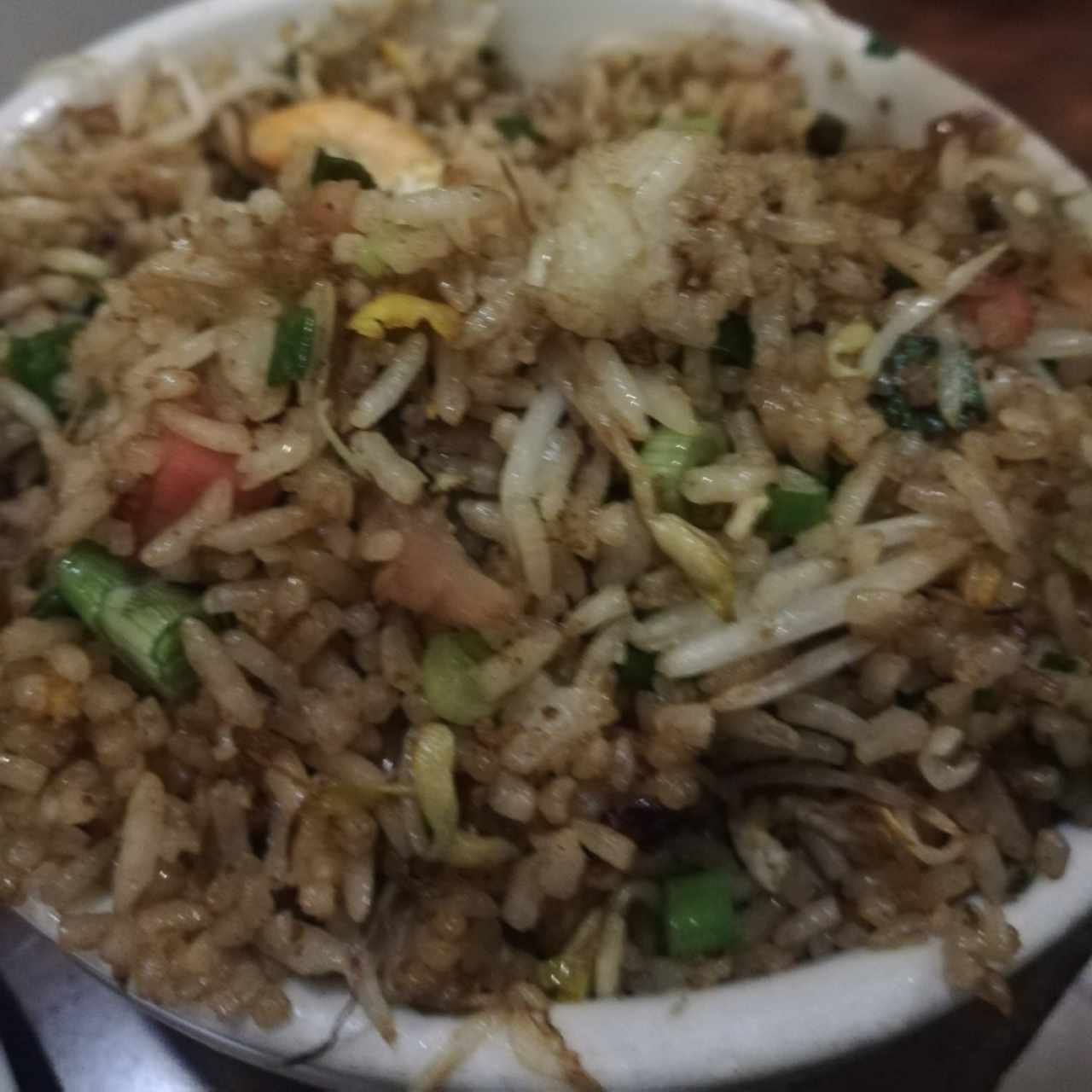 arroz mixto con camarón