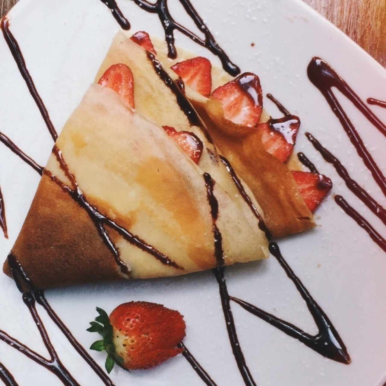 Crepes Dulces - Chocolate y fresas