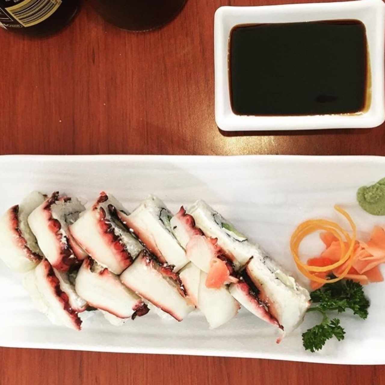 sushi de pulpo