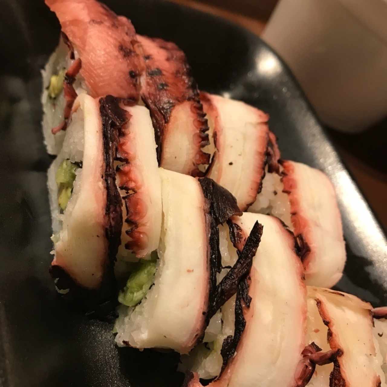 sushi con pulpo