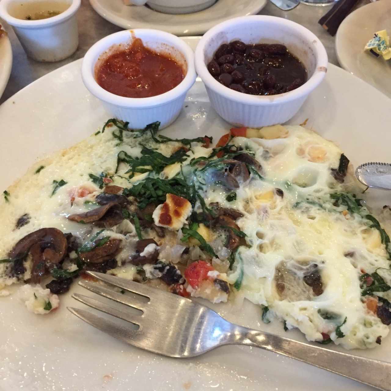 omelett de vegetales