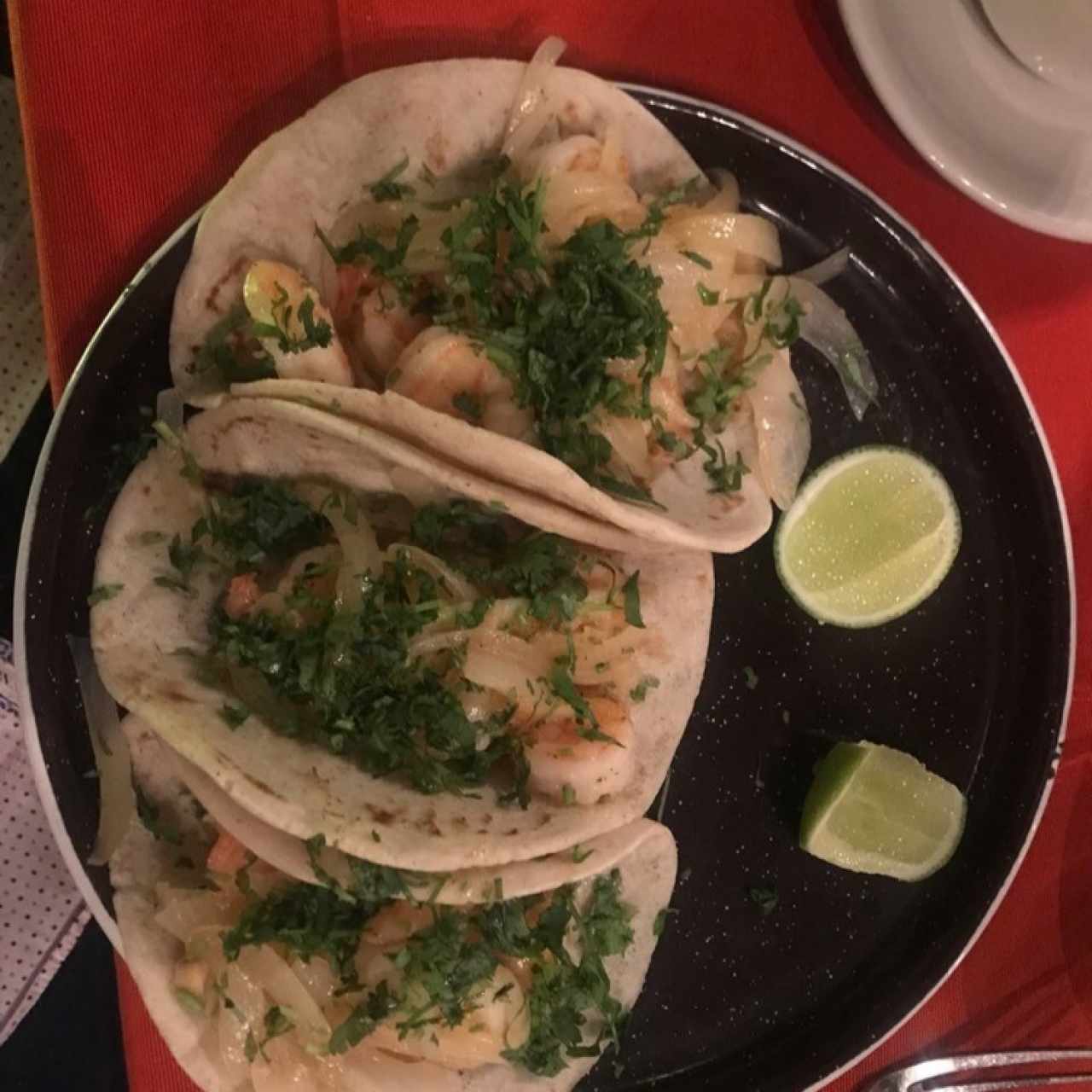 Tacos y Fajitas Tacos de camarón