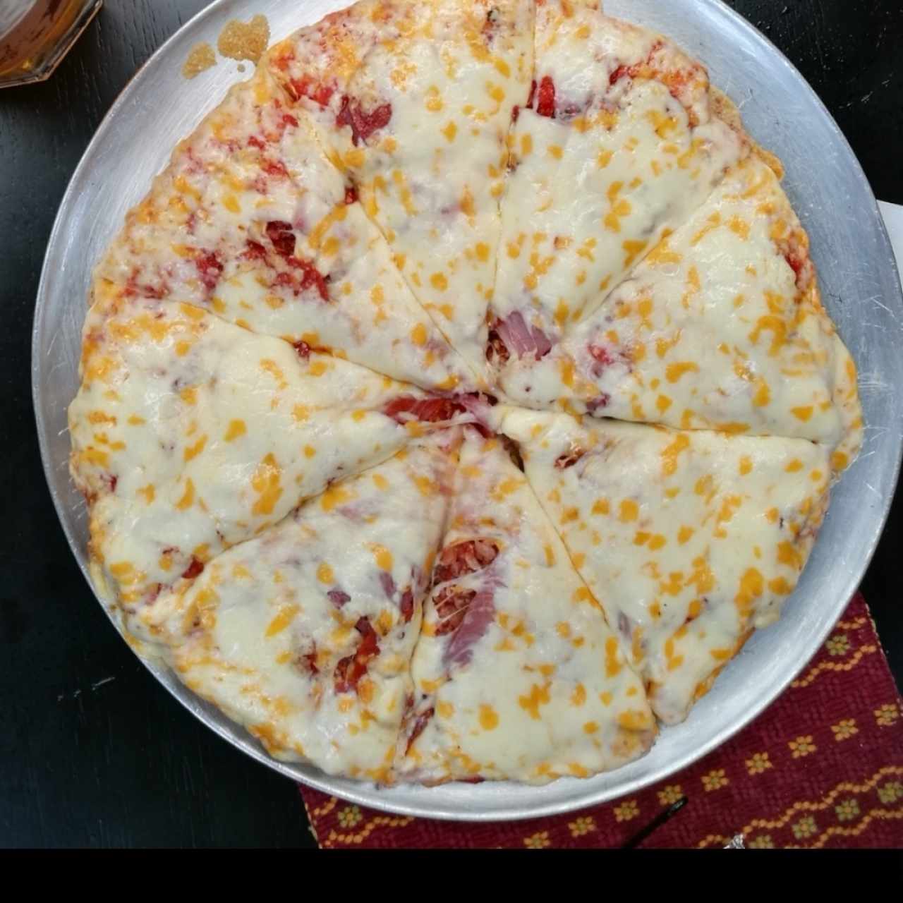 pizza de quesos