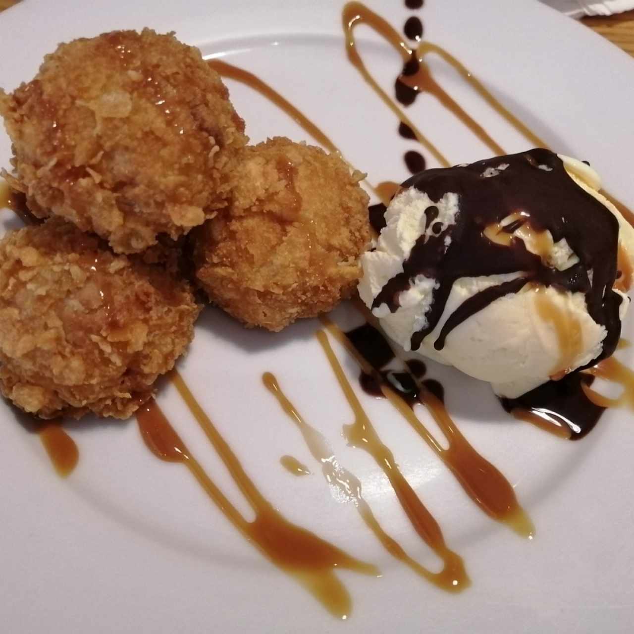 Postres - Fried Cheesecake