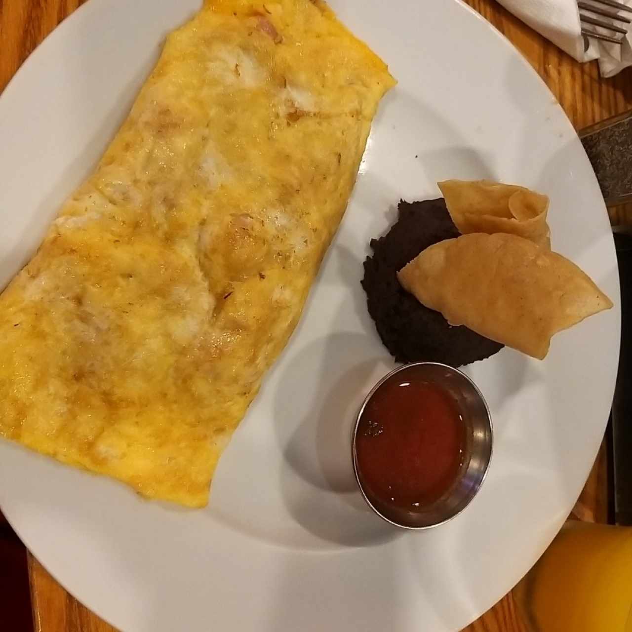 Desayunos - Omelette de jamón 