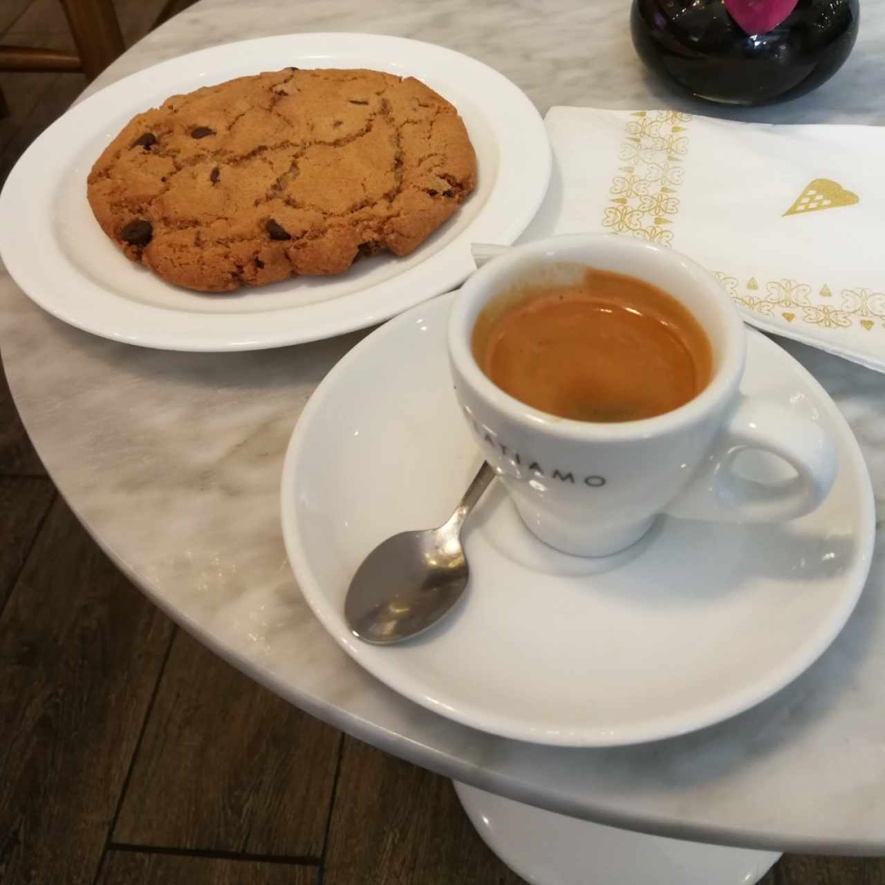 Espresso y Galleta