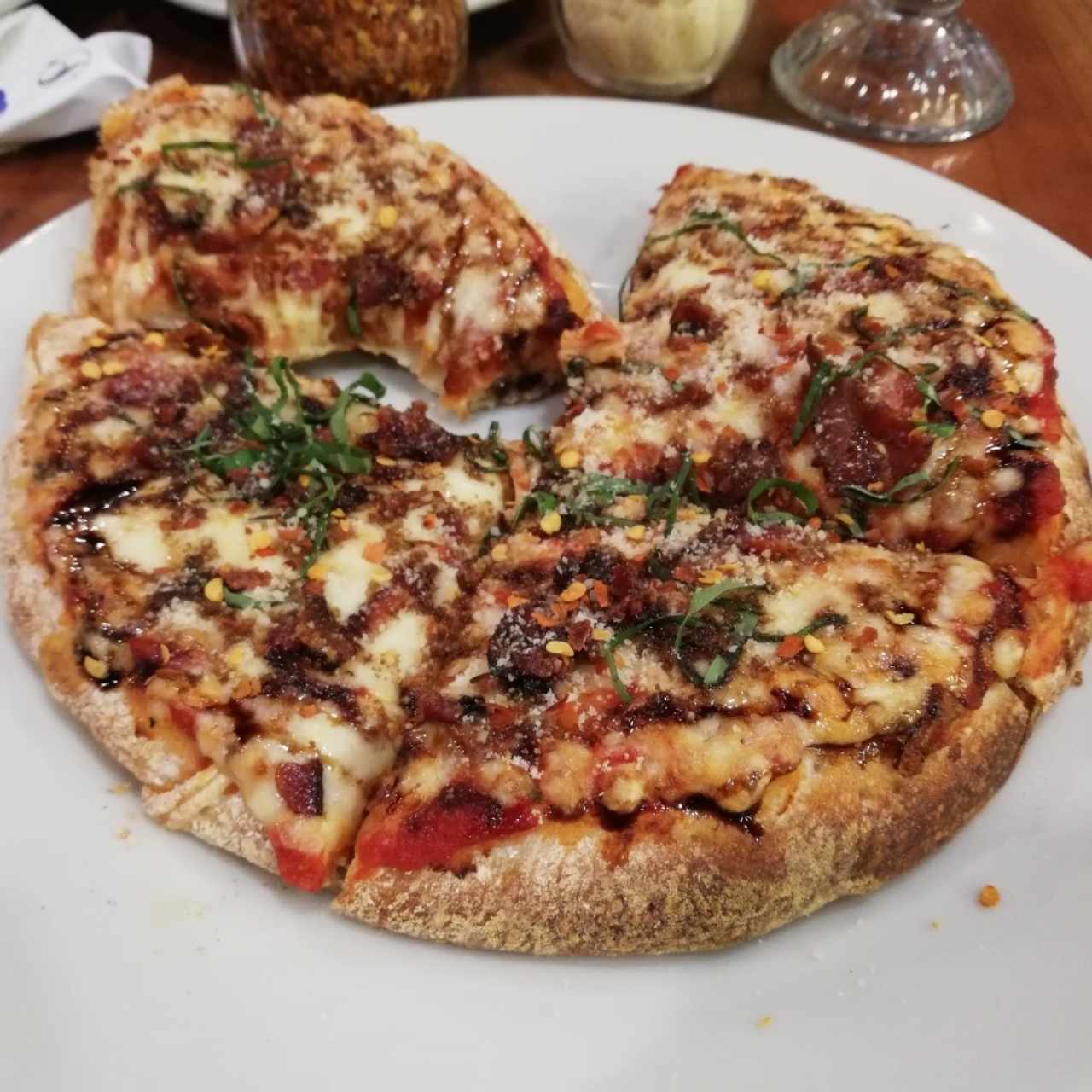 Pizzas Rusticas - Balsámica con Tocino