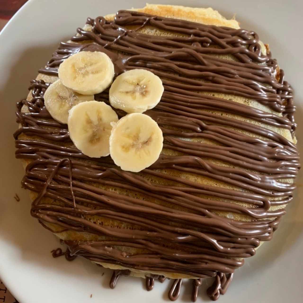 Pancake con Nutella y Banano