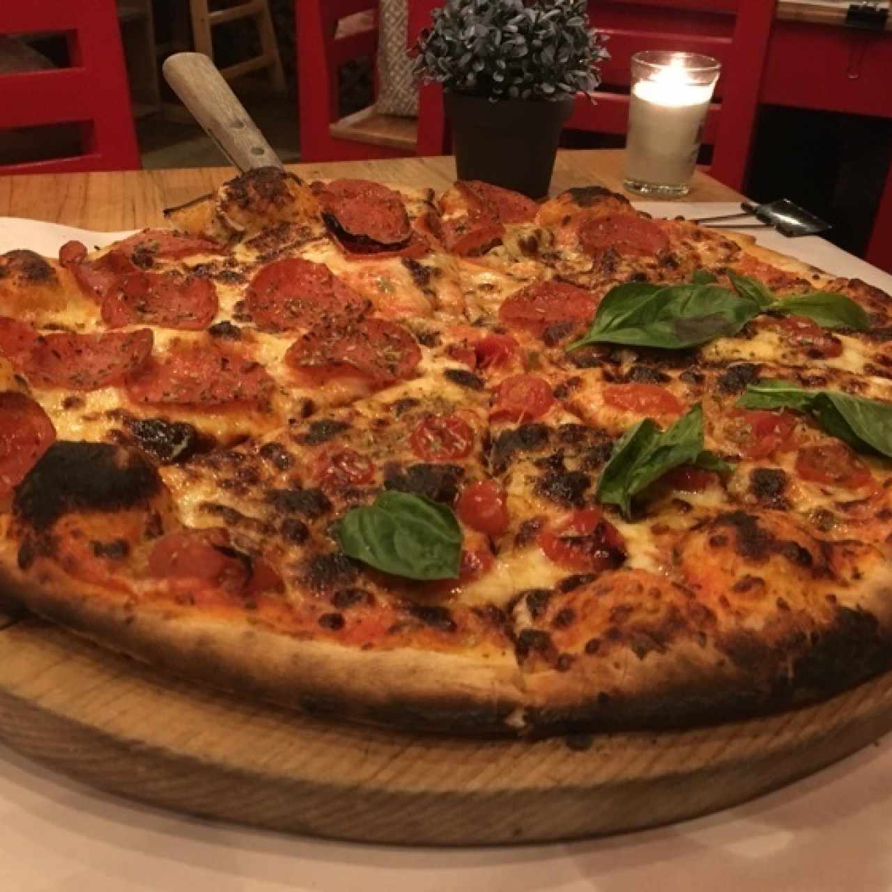 Pizza Genova y Margherita