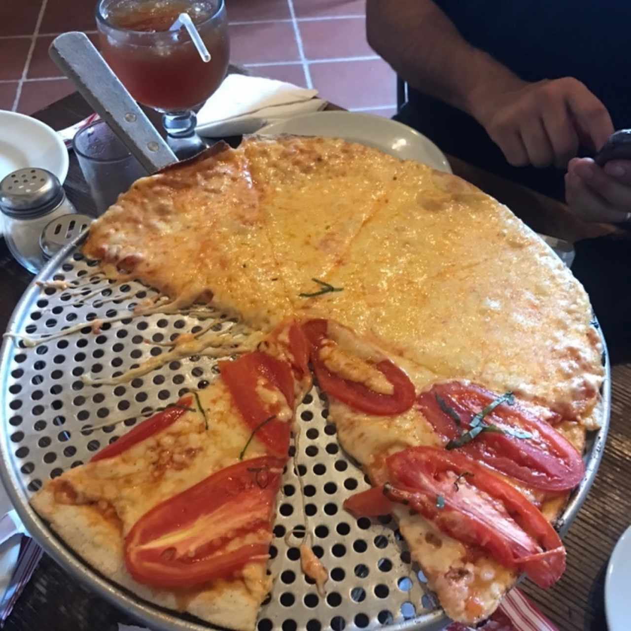 pizza margarita y 4 quesos