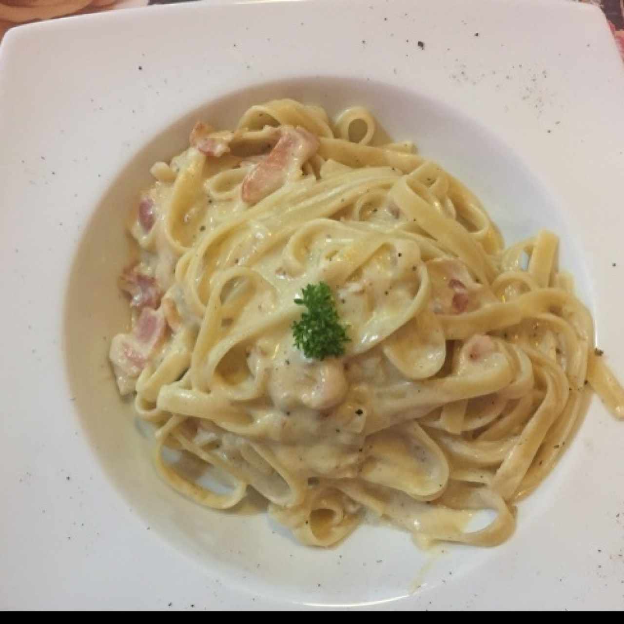 Fetuccini Carbonara