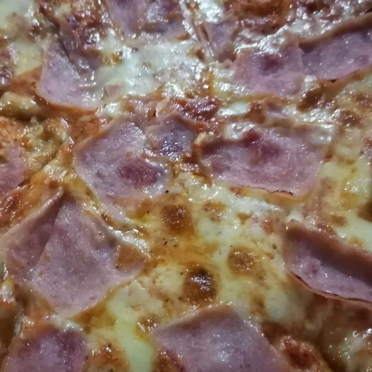 Pizza con Jamón