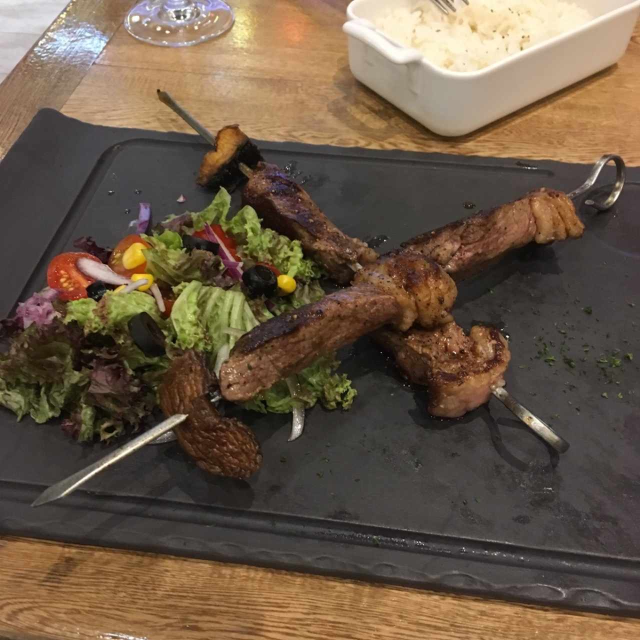 Brochetas de Picaña