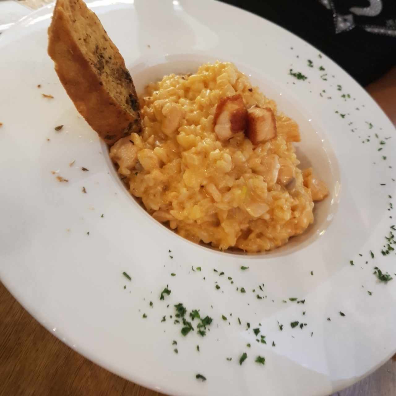 risotto de salmón 