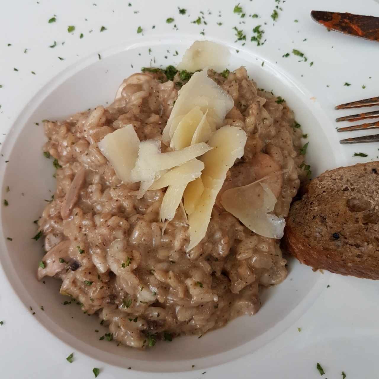 Risotto de hongos