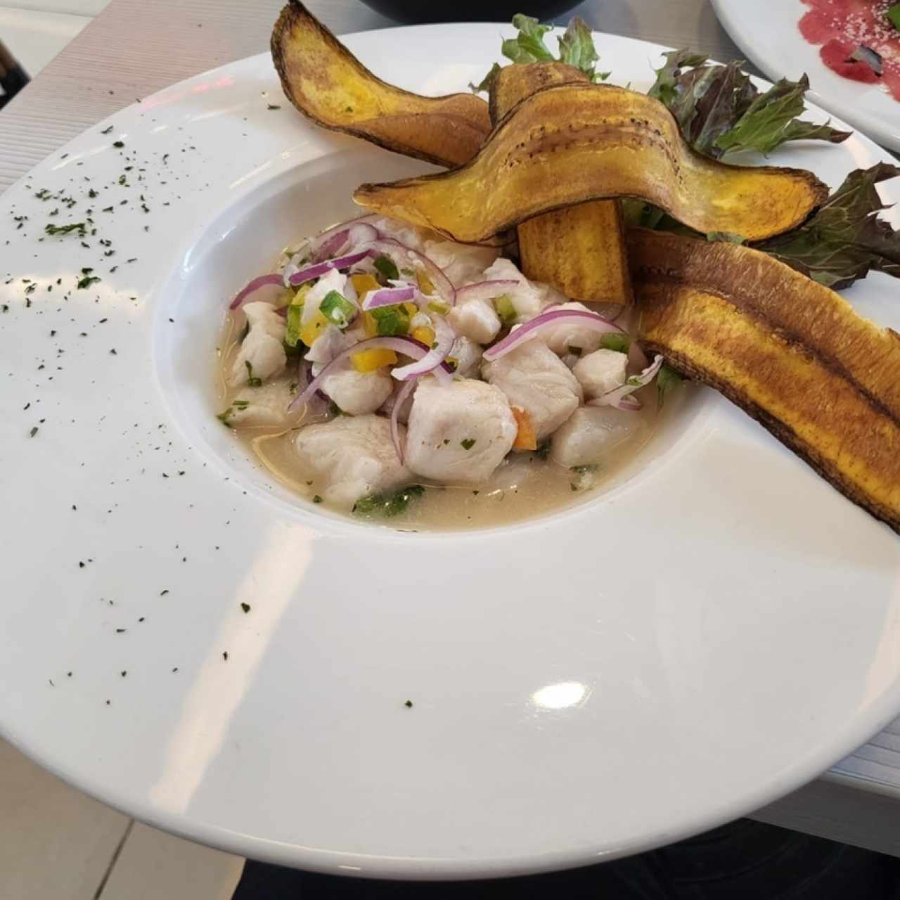 Ceviche de corvina