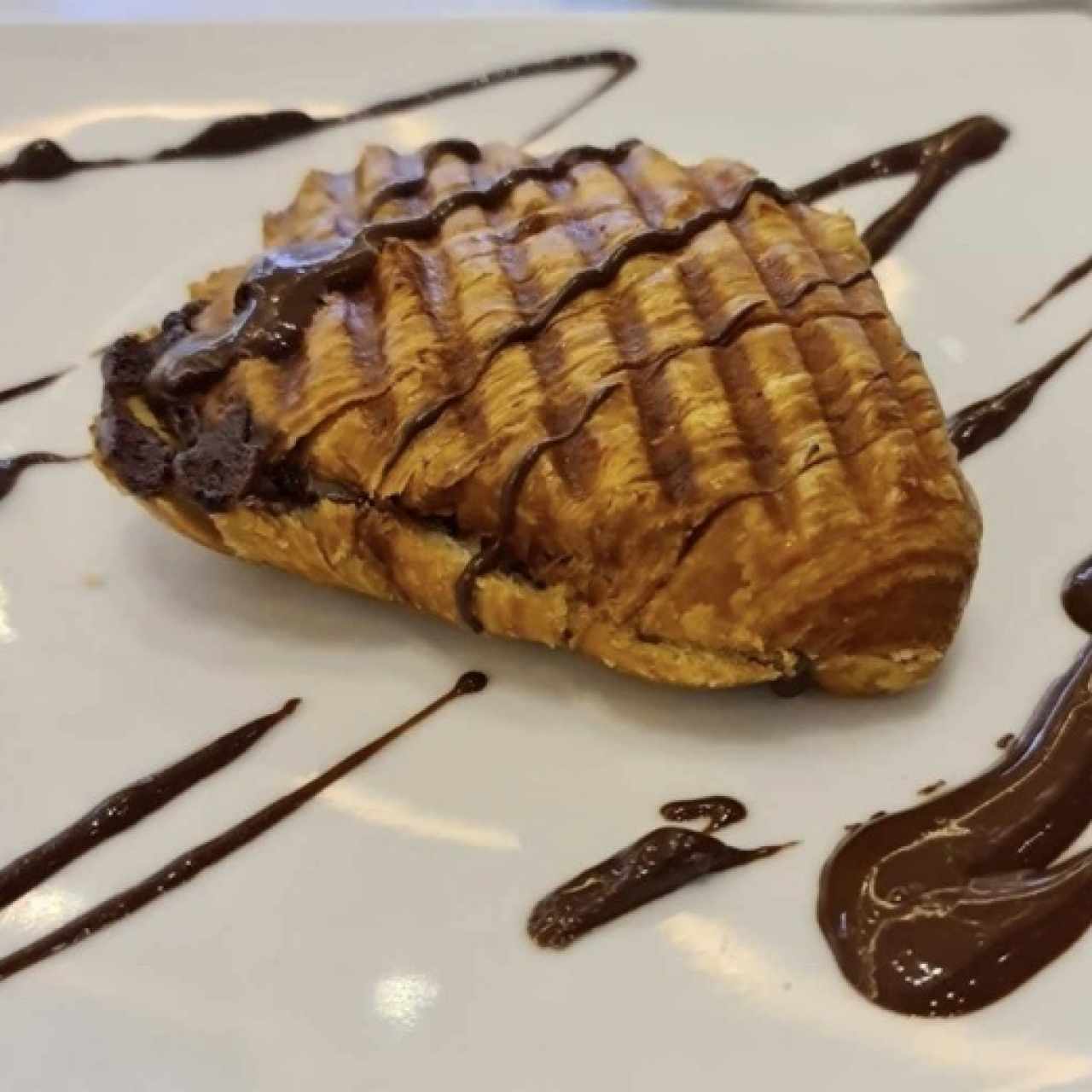 Croissant de chocolate
