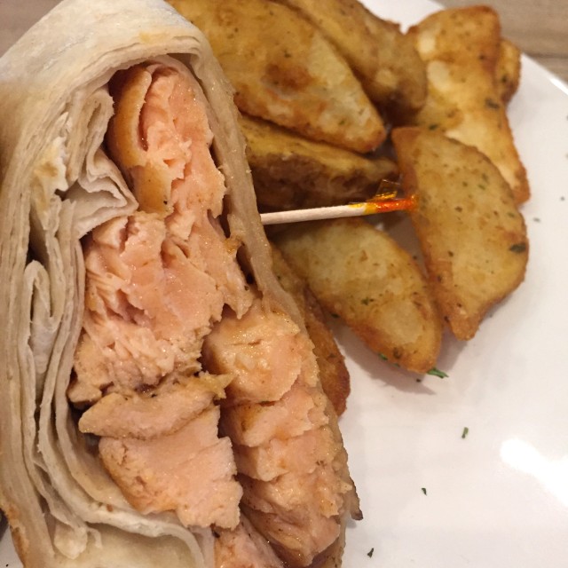 Wrap de salmon