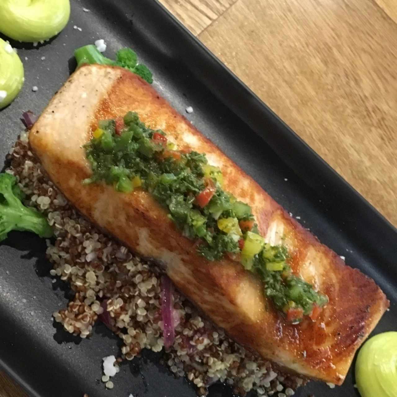 Salmon y quinoa